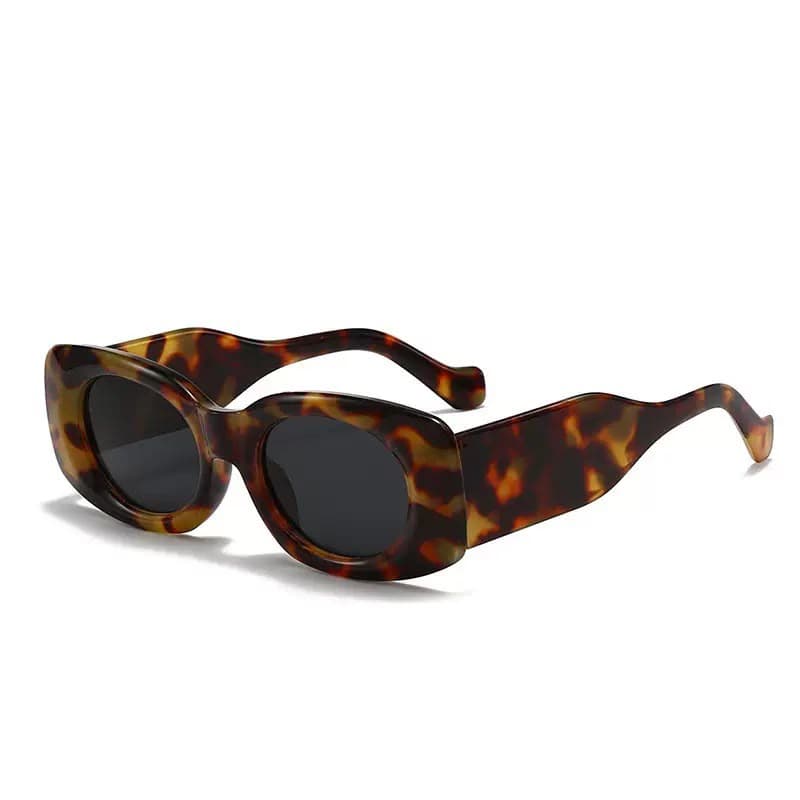 Tortoiseshell Oval Sunglasses